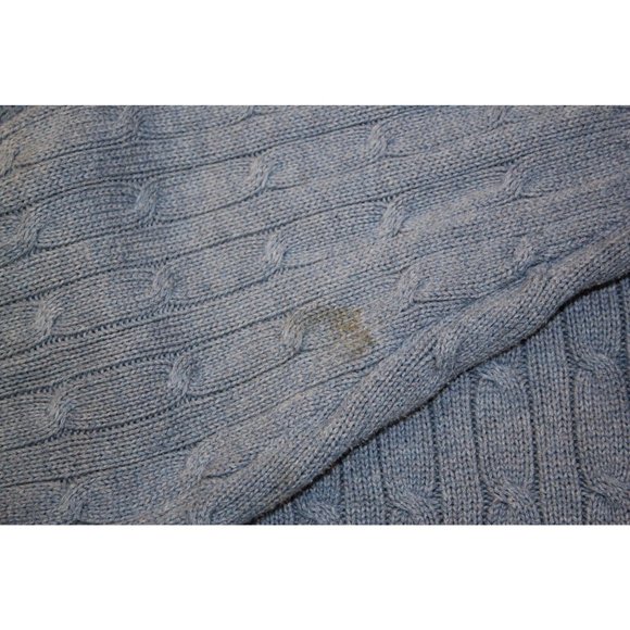 Banana Republic Cable knit sweater (Large) Light Blue - Picture 7 of 12